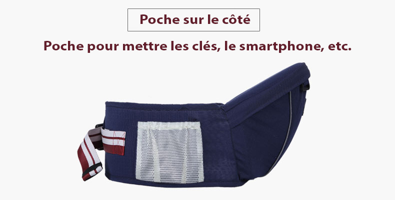 Ceinture porte-bébé en forme de siège - Hipseat bébé 2-18 mois