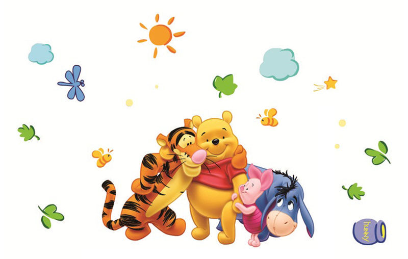 Sticker mural Winnie l'Ourson - Déco chambre enfants / bébé
