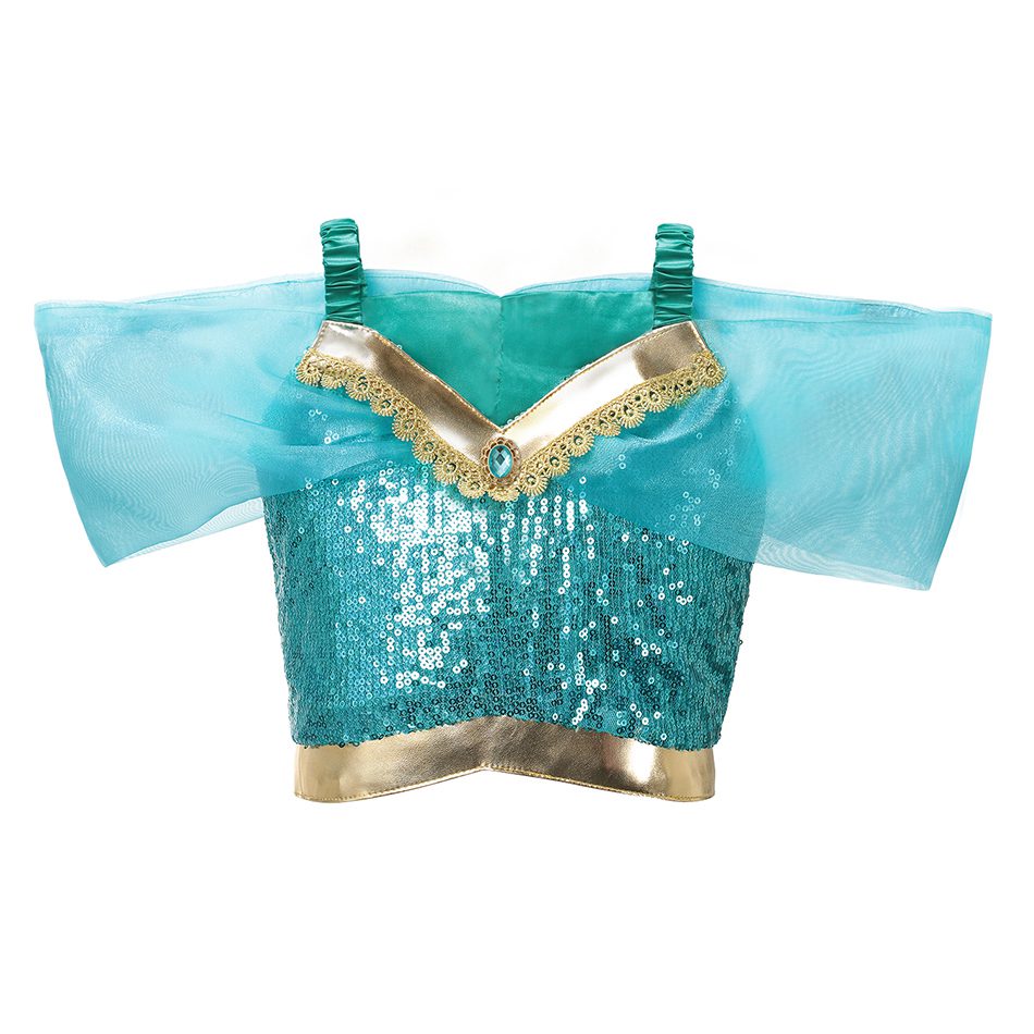 Tenue de déguisement imprimée - Turquoise/Princesse Jasmine - ENFANT
