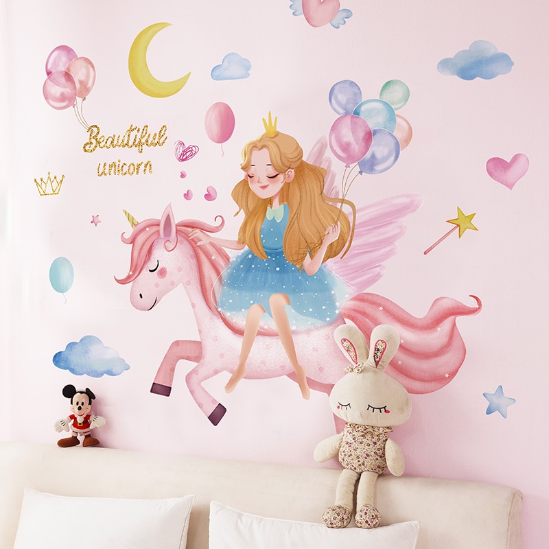 Stickers Muraux Chambre Fille Princesse & Prince
